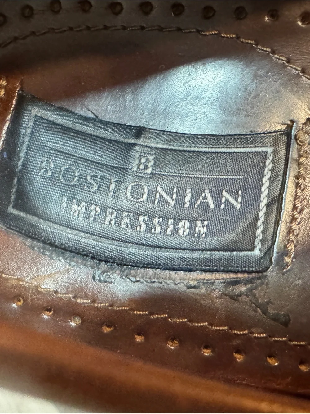 Bostonian Classic Men's Brown Leather Penny Loafers Size 10 D/M